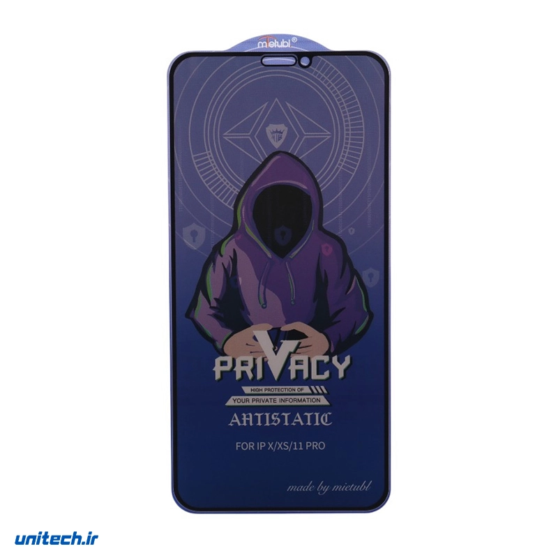 گلس پرایوسی آنتی استاتیک میتوبل آیفون iPhone X / XS / 11 Pro